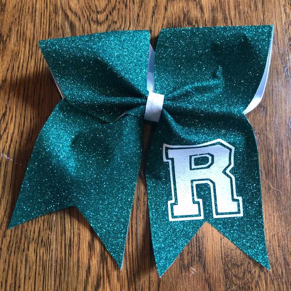 Handmade School Glittery Hair Bows - Picture 4 of 5